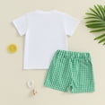thumbnail image 4 of Infant Boy Clothes Toddler Baby Boys Sets Children's Spring Summer Cotton Round Neck Printed Short-sleeved Running Suit 12 18 24 Month 3T 4T 5T T-Shirt Pocket Short Pants 2 Piece, 4 of 7