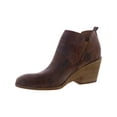 thumbnail image 2 of Sofft Womens Sacora Open stitch Leather Ankle Boots, 2 of 3