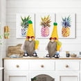 thumbnail image 4 of Tropical Pineapple Gnome Plush Decoration with Sunglasses and Drink Summer Beach Themed Home Decor Accent, 4 of 6