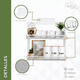 thumbnail image 4 of Especiero Estante Organizador Metálico Cocina 2 Niveles Blanco, 4 of 5