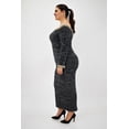 thumbnail image 2 of Vestido con detalle de cadena Roman Fashion /Tallas Extras, 51731 (Gris) gris 42, 2 of 7