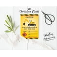 thumbnail image 3 of Darling Souvenir Yellow Birthday Invitation Card Printable Fill or Write In Blank Invites Party Supplies Pack Of 28 5 x 7 Inches, 3 of 5