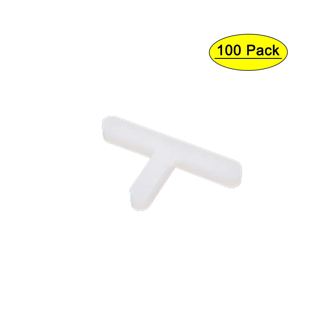 Wall Floor Ceramic Tile Plastic T Type Spacers Tiling Tools 3mm White 100pcs
