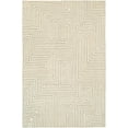 thumbnail image 4 of Livabliss Wool Rugs for Living Room, 2x3 Brook Modern Beige Area Rug, Bedroom Dining Room Home Decor Handmade Carpet (2' x 3'), 4 of 7