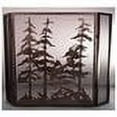thumbnail image 2 of Meyda Tiffany 12393 40" W X 30" H Tall Pines Folding Fireplace Screen - Copper, 2 of 2