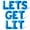 Blue, variant on Letter Balloons - LETS GET LIT 16" Inch Alphabet Letters Foil Mylar Balloon Bachelorette or Bridal Shower Party Banner (Gold)