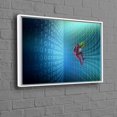 thumbnail image 1 of Art Moderne Inspiré du Code sur Toile avec Cadre pour Décoration Murale Maison et Bureau, 1 of 1