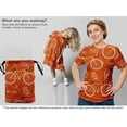 thumbnail image 6 of oneOone Cotton Cambric Orange Fabric Bicycle Diy Clothing Quilting Fabric Print Fabric By Yard 56 Inch Wide, 6 of 6