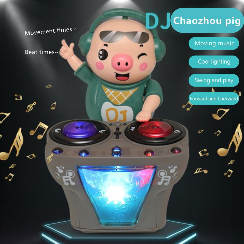 Electronic Music DJ-Pig Toy for Kids New Kids Music Toy Dancing with Colorful Lights Home Games with Children Electronic Music DJ-Pig Toy for Kids New Kids Music Toy Dancing with Colorful Lights Home Games with Children