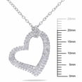 thumbnail image 3 of Everly Women's Diamond and Diamond Sterling Silver Necklace, 3 of 4