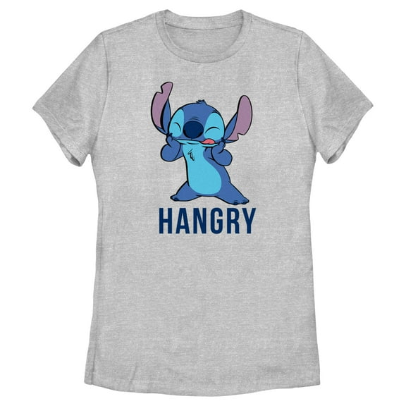 Women's Lilo & Stitch Hangry Graphic Tee Athletic Heather 2X Large