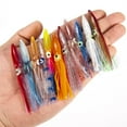 thumbnail image 3 of 10pcs 8cm Faldas Calamar Señuelos Pesca Biónicos Crankbait Soft Swimbait Color, 3 of 6
