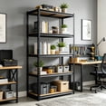 thumbnail image 4 of 2000LBS Capacity Garage Storage Shelves Heavy Duty,Adjustable Garage Storage Shelving Unit 71 "H x 35.5 "W x 15.8" D, 4 of 20