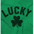 thumbnail image 2 of Saint Patrick's Day Lucky Shamrocks Long Sleeve TShirt Men Women Brisco Brands X, 2 of 6