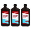 3 Pack - Leader Hydrogen Peroxide 3% USP Solution, First Aid Antiseptic, Oral Debriding Agent, 32 Fluid Ounces (1QT) 946 ML