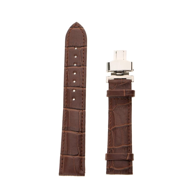Correa de Reloj Hugo de Cuero Hebilla de Acero 20mm