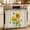 Yellow Brown, variant on Gingerbread Christmas Oven Skirt Curtain 27"x20",Waterproof Ruffled Stove Cover Skirt with 8 Ribbon Ties,Red Snowflake Golden Winter Xmas Decorative Oven Door Curtain for Kitchen Dishwasher Cabinet