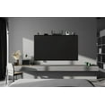 thumbnail image 2 of TV Top Shelf .Steel Floating TV Stand with Storage Boxes Monitor Shelf Media Boxes Game Console Router and Remote Control DVD Storage Shelves, 2 of 7