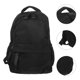 thumbnail image 3 of School Laptop Backpack: Leisure Black Laptop Backpack With Adjustable Straps - Large Capacity Casual Shoulder Book Bag For Travel School Sports, 3 of 3