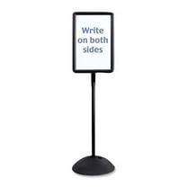 Safco Product 4117BL Write Way Rectangle Message Board, Black