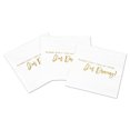 thumbnail image 2 of Koyal Wholesale Dont Take My Drink, Funny Quotes Cocktail Napkins, Gold Foil, Bulk 50 Pack Count 3 Ply Napkins, 2 of 5