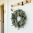 thumbnail image 5 of 15.75"Christmas Wreath Blue Gum Wreath With Berries And For Festive Holiday Front Door And Seasonal Wall Hanging, 5 of 5