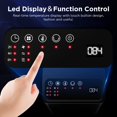 thumbnail image 3 of Yeacher Space Heater for Indoor Use, Fast Heating, 70° Oscillating Electric & Portable Heater with, 3 of 8