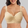 thumbnail image 2 of SRZYMJ Women Cotton Bra Women's Wireless Sports Bra for Large Size Full Support Comfort and, 2 of 3