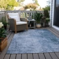thumbnail image 5 of HomeRoots 625306 10 x 14 ft. Blue & Sky Blue Abstract Washable Transitional Indoor & Outdoor Rectangle Area Rug, 5 of 9