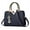 Dark Blue, variant on Women's Stylish Shoulder Crossbody Bag Pu Leather Handbag and Purse Crossbody Checkered Top Handle Satchel Bags