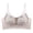Pink-Bra, variant on Floral Lace V Neck Wireless Beauty Back Bras Thin Spaghetti Strap Lightweight Comfort Daily Support Bra White 34
