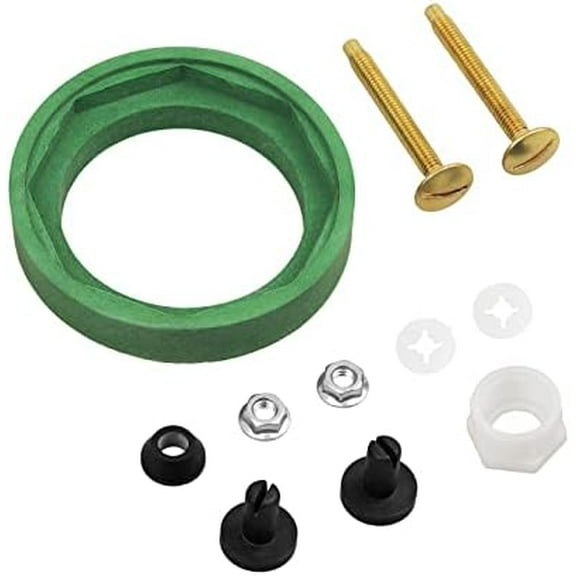 3'' Toilet Tank to Bowl Coupling Kit, Fits for American Standard Champion 4 Toilet Parts AS738756-0070A, Includes Gasket, Bolts and Other Essential Parts for Most 3 Inch Flush Valve Opening Tanks