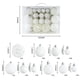 thumbnail image 3 of Ganfancp 50Pcs Christmas Ball Ornaments Christmas Tree Decoration Holiday Multiple Styles Ornaments For Christmas Trees Party Ball Decoration Ofertas Del Día Sólo En Línea 1X Bolas de Navidad de Plás, 3 of 4