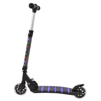 2 Wheeled Scooter for Kids Foldable Stand Child Toddlers Toy Kick Scooters w/ Built-in LED Lights Anti-Slip Deck Adjustable Height