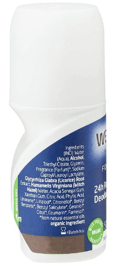 Weleda Men's 24H Roll-On Deodorant, 1.7 Fluid Ounce, Plant Rich Odor Protection with Licorice Root and Witch Hazel, No Aluminum Salts(pack of 2 )