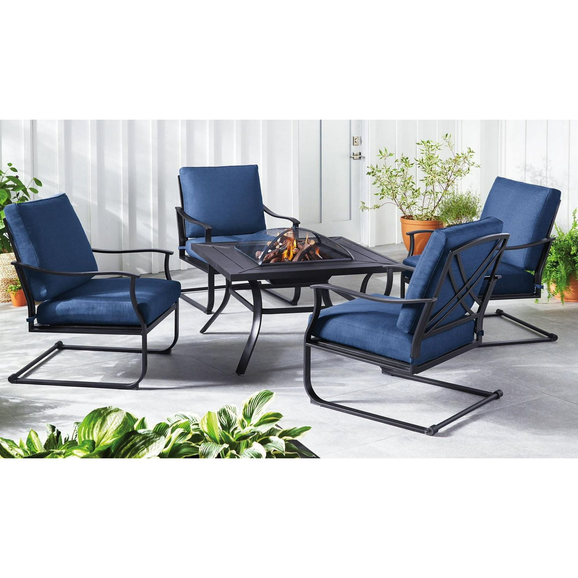 Outdoor Furniture Montclair Upholstered Motion Glider Chair Swivel