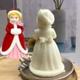 thumbnail image 4 of Molde de vela de princesa de Navidad 3D Decoración del hogar para velas Aromaterapia Molde de vela de yeso para Regalos Suministros Macarena Molde de vela, 4 of 8