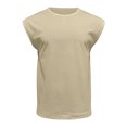 thumbnail image 4 of Lumivie Workout Muscle Shirts For Men Gym Camisole Tops For Men With Bra Support Cute Tshirts Shirts For Men Vintage Plus Size Blouses For Men Sleeveless Mens V Neck T Shirts Loose Fit, 4 of 6
