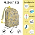 thumbnail image 5 of Elegant Sunflower Flowers Backpack Gift, Big School College Bookbag with Laptop Sleeve, Strong Unisex Backpack for Commuting and Campus, 5 of 5