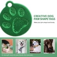 thumbnail image 2 of Weiweiguan 3Pcs Pet ID Tags Personalized Dog Tags Aluminium Dog Paw Shape Hanging Tags, 2 of 7