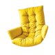 thumbnail image 5 of Cojín para columpio de jardín, relleno suave, para silla tipo huevo, cojín para hamaca, para columpio. Amarillo, 5 of 9