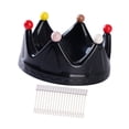 thumbnail image 4 of CoudarTitie Crown Fruit Plate Decoration Multifunctional Candy Serving Plate Serving Tray for Party Dinner Kitchen Table Centerpiece Desk Black, 4 of 9