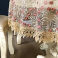thumbnail image 3 of Lace Round Tablecloth Embroidery Coffee Table Cover for Dining Room Picnic Wedding Party Banquet Home Decor, 3 of 4
