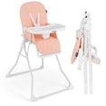 thumbnail image 1 of OLAKIDS Baby High Chair, Quick Folding Portable Highchair for Babies and Toddlers with Adjustable Footrest Removable Dishwasher Tray PU Seat, Compact Highchairs for Baby Age 6-36 Months, 1 of 9