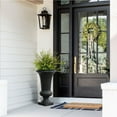 thumbnail image 2 of LuxenHome 22.8" H Black Slim MgO Urn Planter, 2 of 8