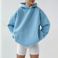 thumbnail image 1 of IMENGL Hoodies oversized sweatshirts pullover, Blue L, Size M-XL, 1 of 8