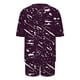 thumbnail image 5 of Conjunto de Pijama de las Mujeres de Moda Casual Color Sólido Manga Corta Cuello Redondo Top Y Pantalones, 5 of 6