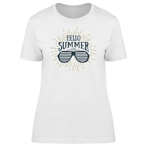 Hello Summer Glasses Sunshine Tee Women's -Image by Shutterstock
