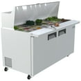 thumbnail image 2 of 2-Door Mega Top Refrigerated Sandwich Prep Table in Stainless Steel, 15 cu. ft. SPTR-2D-15C-LT., 2 of 7