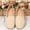 #092-Beige, variant on Roncen Women's Casual Slip-On Loafers - Comfortable Square Toe Flat Shoes with Solid Color Design for All-Season Everyday Wear